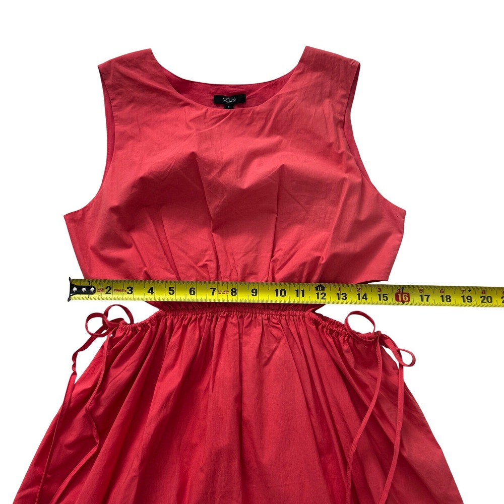 RAILS Yvette Sleeveless Cutout Maxi Dress Coral Pink Small - Picture 5 of 8